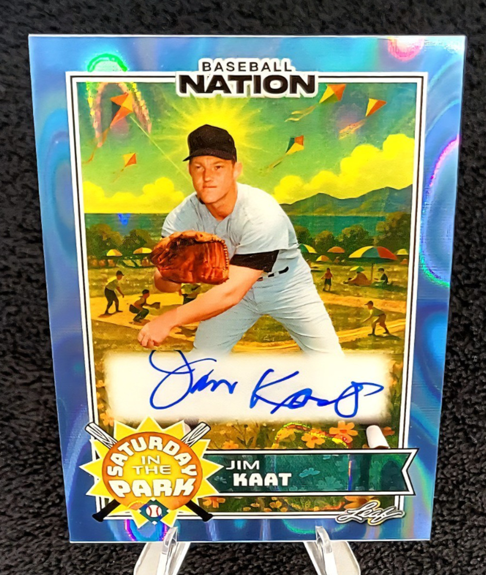 2025 Jim Kaat 3/3 Auto Saturday in the Park Minnesota Twins Hall of Famer